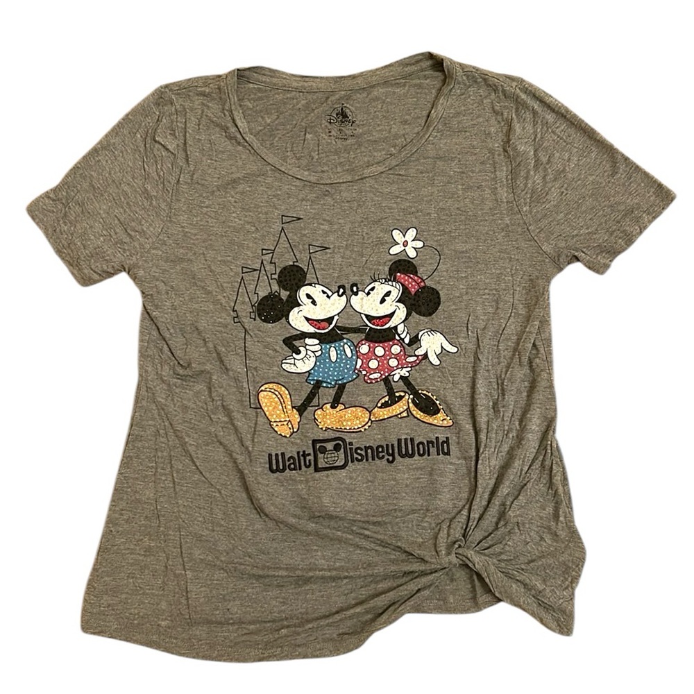Walt Disney World Mickey and Minnie Mouse Bejeweled Women’s Size Medium